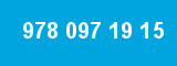 978 097 19 15 978 097 19 15
